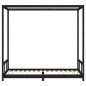 vidaXL Giroletto per Bambini Nero 90x200 cm in Legno Massello di Pino vidaXL Giroletto per Bambini Nero 90x200 cm in Legno Massello di Pino