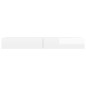 vidaXL Mobile Porta TV con Luci LED Bianco Lucido 120x35x15,5 cm vidaXL Mobile Porta TV con Luci LED Bianco Lucido 120x35x15,5 cm