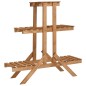 Piedistallo per Piante 83x25x83 cm in Legno di Abete