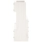 vidaXL Scarpiere a Parete 2 pz Bianco 59x9x23cm Legno Massello di Pino vidaXL Scarpiere a Parete 2 pz Bianco 59x9x23cm Legno Massello di Pino