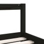 vidaXL Giroletto Bambini con Cassetti Nero 80x200cm Massello di Pino vidaXL Giroletto Bambini con Cassetti Nero 80x200cm Massello di Pino
