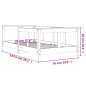 vidaXL Giroletto per Bambini 70x140 cm in Legno Massello di Pino vidaXL Giroletto per Bambini 70x140 cm in Legno Massello di Pino