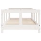 vidaXL Giroletto per Bambini Bianco 70x140cm in Legno Massello di Pino vidaXL Giroletto per Bambini Bianco 70x140cm in Legno Massello di Pino