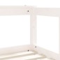 vidaXL Giroletto per Bambini Bianco 70x140cm in Legno Massello di Pino vidaXL Giroletto per Bambini Bianco 70x140cm in Legno Massello di Pino