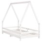 vidaXL Giroletto per Bambini Bianco 80x160cm in Legno Massello di Pino vidaXL Giroletto per Bambini Bianco 80x160cm in Legno Massello di Pino
