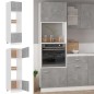 vidaXL Mobile per Microonde Grigio Cemento 60x57x207 cm Multistrato vidaXL Mobile per Microonde Grigio Cemento 60x57x207 cm Multistrato