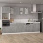 vidaXL Mobile per Microonde Grigio Cemento 60x57x207 cm Multistrato vidaXL Mobile per Microonde Grigio Cemento 60x57x207 cm Multistrato