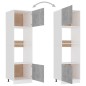 vidaXL Mobile per Microonde Grigio Cemento 60x57x207 cm Multistrato vidaXL Mobile per Microonde Grigio Cemento 60x57x207 cm Multistrato