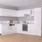 Armadio per Lavabo Bianco Lucido 80x46x81,5 cm in Truciolato Armadio per Lavabo Bianco Lucido 80x46x81,5 cm in Truciolato
