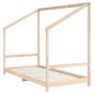 vidaXL Giroletto per Bambini 90x190 cm in Legno Massello di Pino