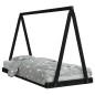 vidaXL Giroletto per Bambini Nero 90x200 cm in Legno Massello di Pino vidaXL Giroletto per Bambini Nero 90x200 cm in Legno Massello di Pino