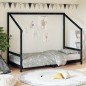 vidaXL Giroletto per Bambini Nero 90x200 cm in Legno Massello di Pino vidaXL Giroletto per Bambini Nero 90x200 cm in Legno Massello di Pino