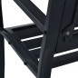 vidaXL Panchina da Giardino 125 cm Nera in Acciaio vidaXL Panchina da Giardino 125 cm Nera in Acciaio