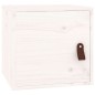 Pensili 2pz Bianchi 31,5x30x30 cm in Legno Massello di Pino Pensili 2pz Bianchi 31,5x30x30 cm in Legno Massello di Pino