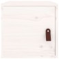 Pensili 2pz Bianchi 31,5x30x30 cm in Legno Massello di Pino Pensili 2pz Bianchi 31,5x30x30 cm in Legno Massello di Pino