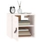 Pensili 2pz Bianchi 31,5x30x30 cm in Legno Massello di Pino Pensili 2pz Bianchi 31,5x30x30 cm in Legno Massello di Pino