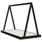 vidaXL Giroletto per Bambini Nero 90x190 cm in Legno Massello di Pino vidaXL Giroletto per Bambini Nero 90x190 cm in Legno Massello di Pino