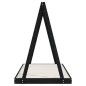 vidaXL Giroletto per Bambini Nero 90x190 cm in Legno Massello di Pino vidaXL Giroletto per Bambini Nero 90x190 cm in Legno Massello di Pino