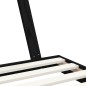 vidaXL Giroletto per Bambini Nero 90x190 cm in Legno Massello di Pino vidaXL Giroletto per Bambini Nero 90x190 cm in Legno Massello di Pino