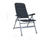 vidaXL Sedie da Giardino Reclinabili 2 pz in Alluminio Nere vidaXL Sedie da Giardino Reclinabili 2 pz in Alluminio Nere