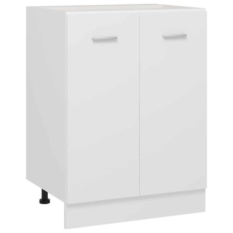 Armadio Inferiore Bianco 60x46x81,5 cm in Legno Multistrato Armadio Inferiore Bianco 60x46x81,5 cm in Legno Multistrato