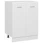 Armadio Inferiore Bianco 60x46x81,5 cm in Legno Multistrato Armadio Inferiore Bianco 60x46x81,5 cm in Legno Multistrato