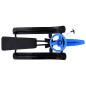 vidaXL Slittino da Neve con Volante Nero e Blu vidaXL Slittino da Neve con Volante Nero e Blu