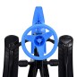 vidaXL Slittino da Neve con Volante Nero e Blu vidaXL Slittino da Neve con Volante Nero e Blu