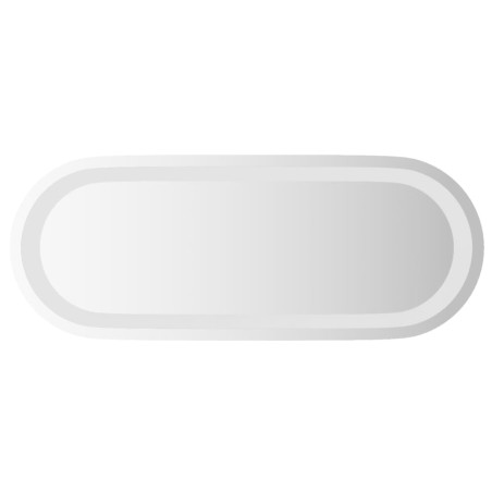 vidaXL Specchio da Bagno LED 50x20 cm Ovale