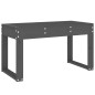 vidaXL Panca da Giardino Grigia 80x38x45 cm Legno Massello di Pino vidaXL Panca da Giardino Grigia 80x38x45 cm Legno Massello di Pino