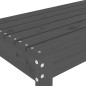 vidaXL Panca da Giardino Grigia 80x38x45 cm Legno Massello di Pino vidaXL Panca da Giardino Grigia 80x38x45 cm Legno Massello di Pino