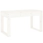 vidaXL Panca da Giardino Bianca 80x38x45 cm Legno Massello di Pino vidaXL Panca da Giardino Bianca 80x38x45 cm Legno Massello di Pino