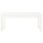 vidaXL Panca da Giardino Bianca 110x38x45 cm Legno Massello di Pino vidaXL Panca da Giardino Bianca 110x38x45 cm Legno Massello di Pino