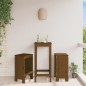 vidaXL Sgabelli da Bar 2 pz Miele 40x36x75 cm Legno Massello di Pino vidaXL Sgabelli da Bar 2 pz Miele 40x36x75 cm Legno Massello di Pino