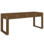 vidaXL Panca da Giardino Miele 110x38x45 cm Legno Massello di Pino