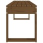 vidaXL Panca da Giardino Miele 110x38x45 cm Legno Massello di Pino