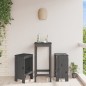 vidaXL Sgabelli da Bar 2pz Grigi 40x36x75 cm in Legno Massello Pino vidaXL Sgabelli da Bar 2pz Grigi 40x36x75 cm in Legno Massello Pino