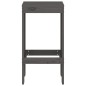 vidaXL Sgabelli da Bar 2pz Grigi 40x36x75 cm in Legno Massello Pino vidaXL Sgabelli da Bar 2pz Grigi 40x36x75 cm in Legno Massello Pino