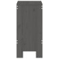 vidaXL Sgabelli da Bar 2pz Grigi 40x36x75 cm in Legno Massello Pino vidaXL Sgabelli da Bar 2pz Grigi 40x36x75 cm in Legno Massello Pino