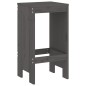 vidaXL Sgabelli da Bar 2pz Grigi 40x36x75 cm in Legno Massello Pino vidaXL Sgabelli da Bar 2pz Grigi 40x36x75 cm in Legno Massello Pino