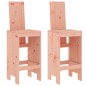 vidaXL Sgabelli da Bar 2 pz 40x42x120 cm in Legno Massello di Douglas vidaXL Sgabelli da Bar 2 pz 40x42x120 cm in Legno Massello di Douglas