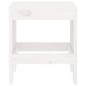 vidaXL Sgabelli da Giardino 2pz Bianchi 40x36x45cm Legno Massello Pino vidaXL Sgabelli da Giardino 2pz Bianchi 40x36x45cm Legno Massello Pino