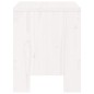 vidaXL Sgabelli da Giardino 2pz Bianchi 40x36x45cm Legno Massello Pino vidaXL Sgabelli da Giardino 2pz Bianchi 40x36x45cm Legno Massello Pino