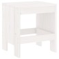 vidaXL Sgabelli da Giardino 2pz Bianchi 40x36x45cm Legno Massello Pino vidaXL Sgabelli da Giardino 2pz Bianchi 40x36x45cm Legno Massello Pino