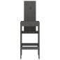 vidaXL Sgabelli da Bar 2pz Grigi 40x42x120 cm Legno Massello Pino vidaXL Sgabelli da Bar 2pz Grigi 40x42x120 cm Legno Massello Pino