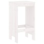 vidaXL Sgabelli da Bar 2 pz Bianchi 40x36x75 cm Legno Massello di Pino vidaXL Sgabelli da Bar 2 pz Bianchi 40x36x75 cm Legno Massello di Pino
