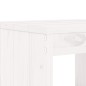 vidaXL Sgabelli da Bar 2 pz Bianchi 40x36x75 cm Legno Massello di Pino vidaXL Sgabelli da Bar 2 pz Bianchi 40x36x75 cm Legno Massello di Pino