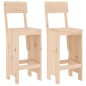 vidaXL Sgabelli da Bar 2 pz 40x48,5x115,5 cm in Legno Massello di Pino vidaXL Sgabelli da Bar 2 pz 40x48,5x115,5 cm in Legno Massello di Pino