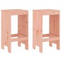 vidaXL Sgabelli da Bar 2 pz 40x36x75 cm in Legno Massello di Douglas vidaXL Sgabelli da Bar 2 pz 40x36x75 cm in Legno Massello di Douglas