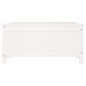 vidaXL Fioriera da Giardino Bianca 82,5x40x39cm Legno Massello di Pino vidaXL Fioriera da Giardino Bianca 82,5x40x39cm Legno Massello di Pino